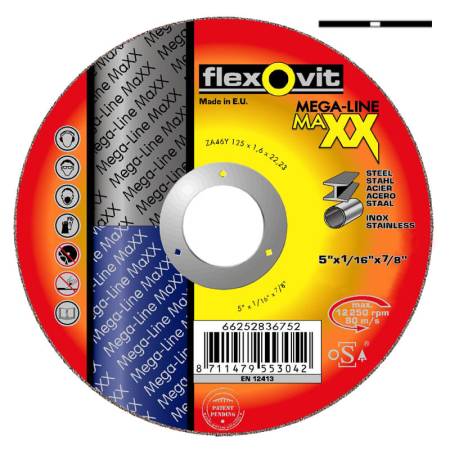 DISCO CORTE FINO MAXX 230x1.9x22.23 ZA46 Y-BF41