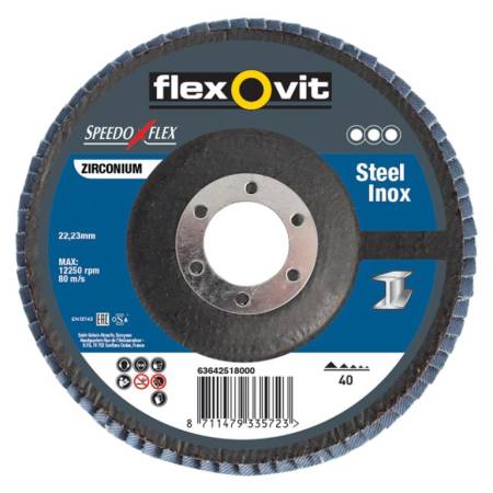 DISCO LAMINAS ZIRCONIO SPEEDOFLEX R842 115X22 GR.80