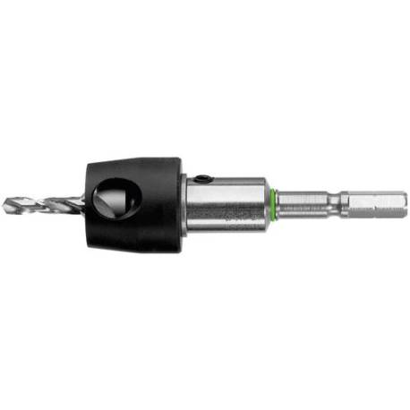 Avellanador perforador con tope de profundidad BSTA HS D 3,5 CE