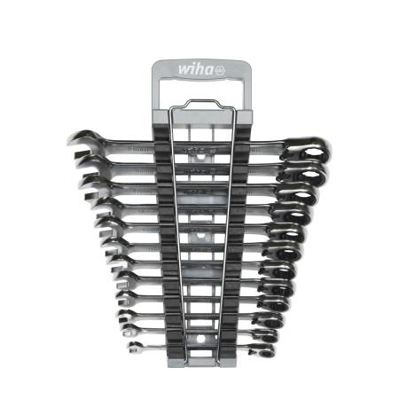 Juego 12 pcs llaves de chicharra combinadas y reversibles. 2