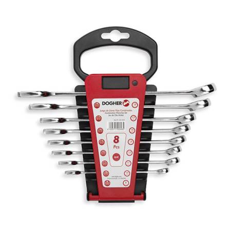 JUEGO 8 LLAVES COMBINADAS 8 A 19MM