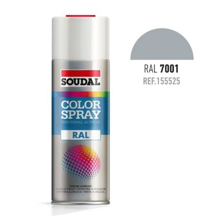 BOTE SPRAY 400ML COLOR RAL 7001  