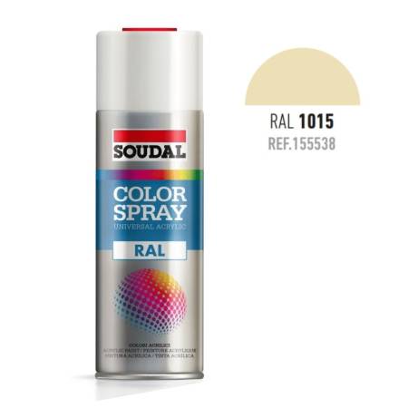 BOTE SPRAY 400ML COLOR RAL 1015  