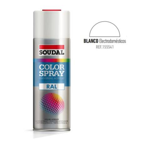 BOTE SPRAY 400ML COLOR RAL BLANCO ELECTRODOMESTICO  