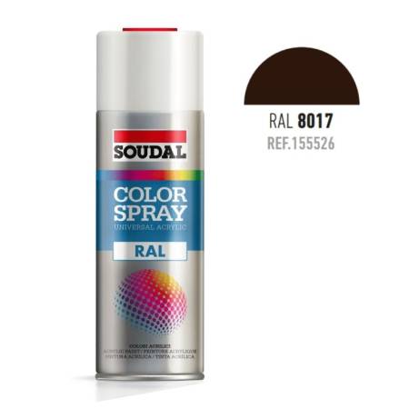 BOTE SPRAY 400ML COLOR RAL 8017  