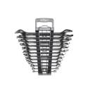 Juego 12 pcs llaves fijas. De 6 x 7mm a 30 x 32mm