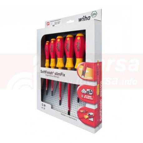 Set de 6 destornilladores Slim