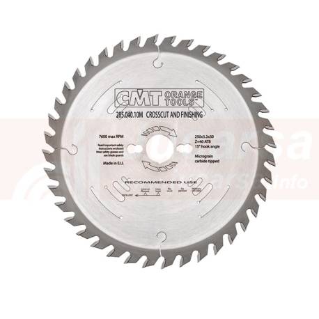 Disco para melamina 300X3.2X30  Z48