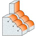 FRESA TRIPLE R CÓNC  C ROD  P CORIAN HW S12 D66.7x41.3 R7.93