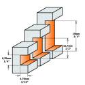 FRESA PARA TARACEAS C ROD. P CORIAN HW S12 D22.2x12.7