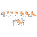 FRESA R.CONVEXO C/RODAM. HM S 12 D 22.2  R 4.8