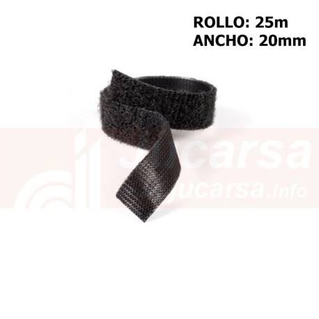 Metro Velcro OneWrap negro A.20mm