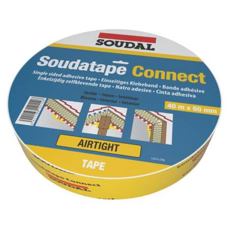 Rollo Soudatape Connect 60 mm Amarillo 40 m 