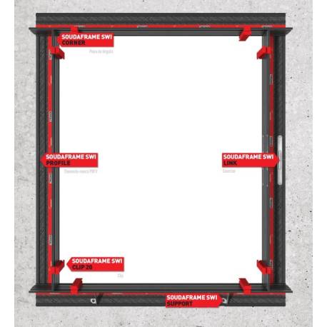 Premarco SoudaFrame SWI 200 - 220 x 200 mm. Negro