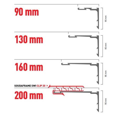 Premarco SoudaFrame SWI 200 - 220 x 200 mm. Negro