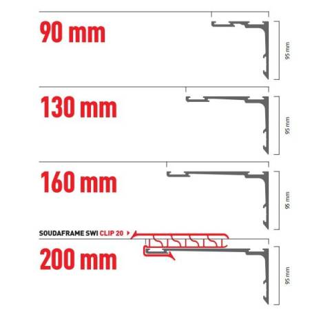 Premarco SoudaFrame SWI 130 - 220 x 130 mm. Negro 2