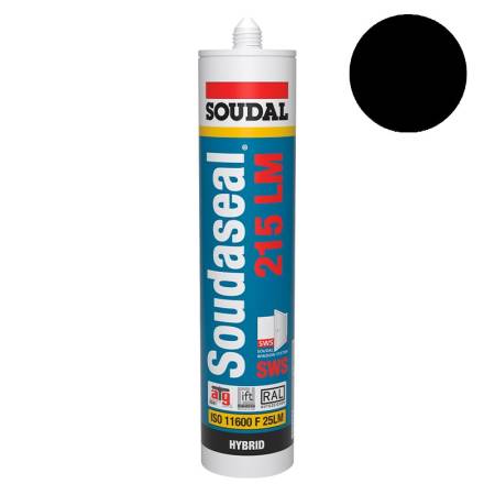 Cartucho SOUDASEAL 215LM 290 ml. Negro