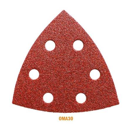 93mm Papel abrasivo preforado con óxido de alumini