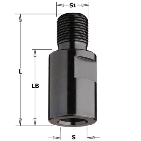 REDUCCIÓN S=M10-M12X1  LB=25