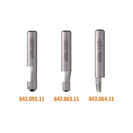 KIT 50 UDS FRESAS PARA REFUNDIR HWM S=6.35 D=6.35X