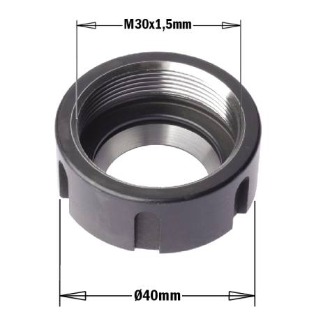 TUERCA  DX   PER MANDRIL 123