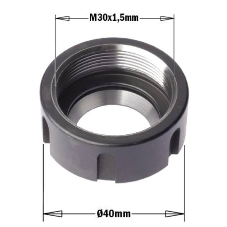 TUERCA  DX   PER MANDRIL 123