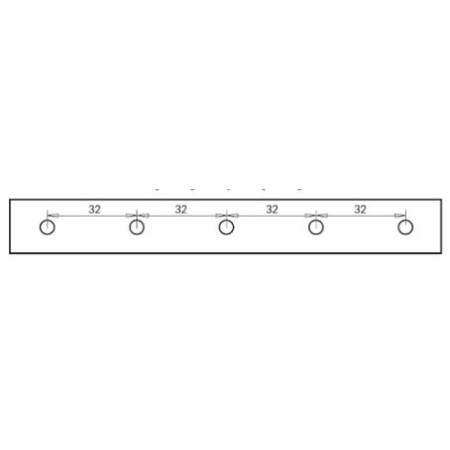 CABEZAL MODULAR ENTRE EJES 32 MM 2
