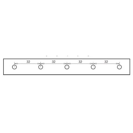 CABEZAL MODULAR ENTRE EJES 32 MM