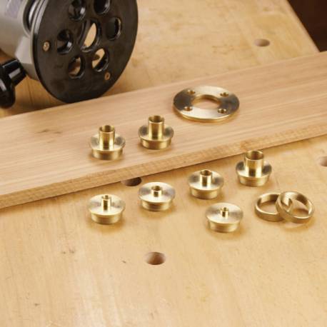 JUEGO DE 7 ANILLOS GUÍAS (10 PIEZAS) PARA FRESADOR