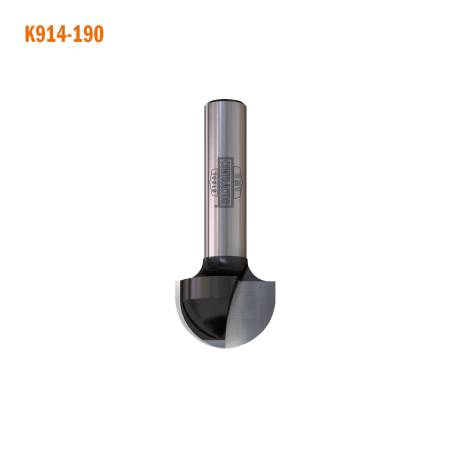 ROUND NOSE BIT HW Z2 S=8 D=9.5x9.5x40 R=4.75 DX
