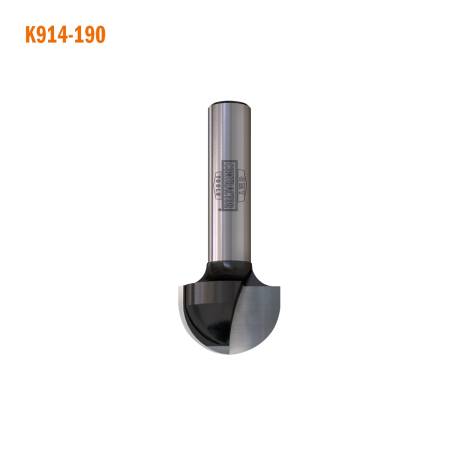 ROUND NOSE BIT HW Z2 S=8 D=19x12.7x46 R=9.5 DX
