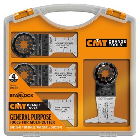 4 PIECE MULTIPURPOSE SET FOR OSCILLATING MULTI-TOO