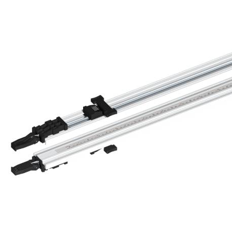 "ABRAZADERA DE ALUMINIO CON ESCALA GRADUADA 1270mm