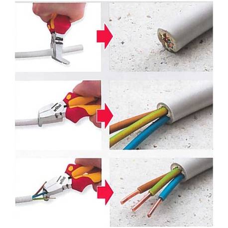 Alicates de instalación TriCut Professional electr