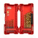 Estuche 10 brocas HSS-G Tin 3mm A 10mm