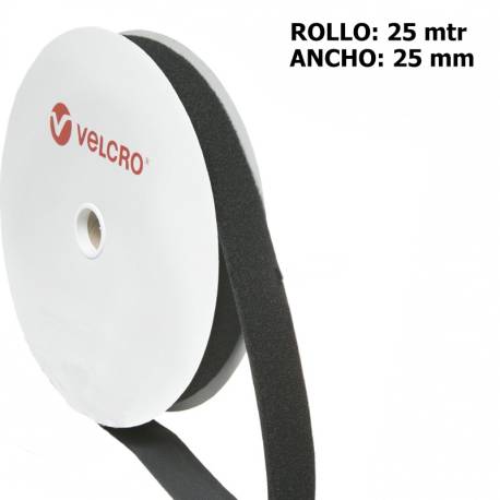 Metro LOOP marca VELCRO 25mm NEGRO 330