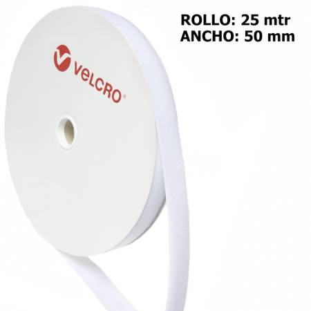 Metro LOOP marca VELCRO 50mm BLANCO 010