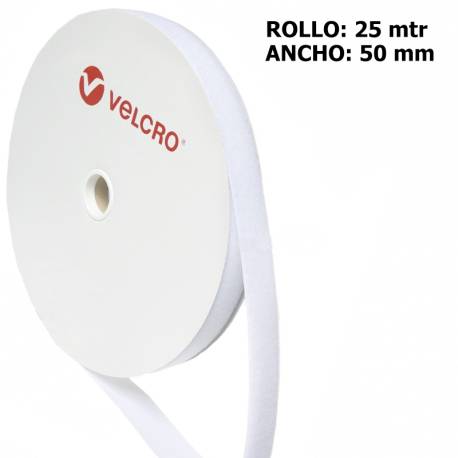 Metro LOOP marca VELCRO 50mm BLANCO 010