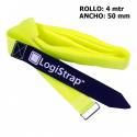 Rollo LOGISTRAP 50x4000mm AMARILLO-NEGRO