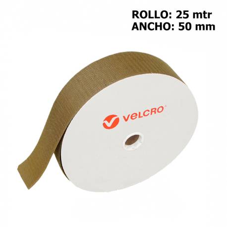 Metro HOOK marca VELCRO 50mm BEIGE