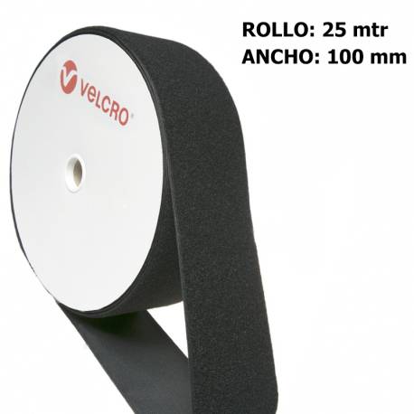 Metro LOOP marca VELCRO 100mm NEGRO 330