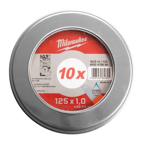 Caja metálica 10 discos PRO1mmSCS 41?/?125mm