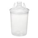 3M PPS Kit de tapas y vasos, mini, 170 ml, 200 µ