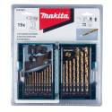 Juego de brocas para metal de 19 piezas Makita D-67527