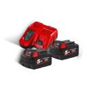 Kit baterías Milwaukee M18 NRG-502C