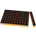 Interface para ranuras 12,5 x 100 mm 7 Agujeros. Con Velcro para DEOS 75 x 100 mm