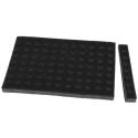 Interface para ranuras 12,5 x 100 mm 7 Agujeros. Con Velcro para DEOS 75 x 100 mm
