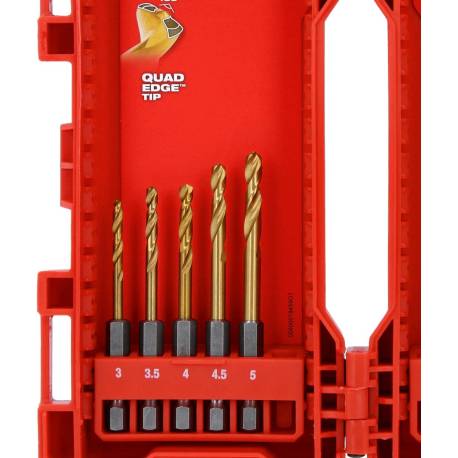 Estuche 10 brocas HSS-G Tin 3mm A 10mm