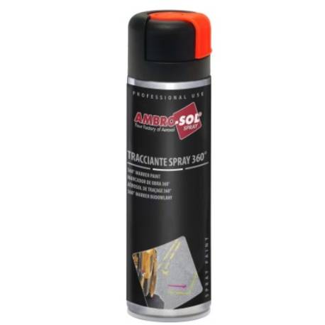 Marcador de Obra 360 500 ml Rojo fluorescente