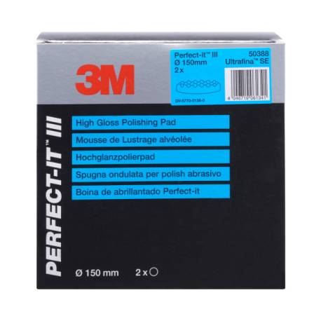 3M Boina abrillan Ultrafina BLU ondul 50388 150mm